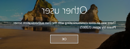 Windows Login Prompt with the error “There was an error communicating with Duo Authentication server. Please try again. (12007)” shown